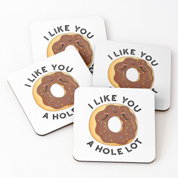 Item preview, I Like You A Hole Lot Funny Donut Puns  designed and sold by punnybone.