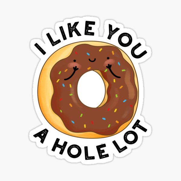 Sticker Donut Wortspiel Redbubble