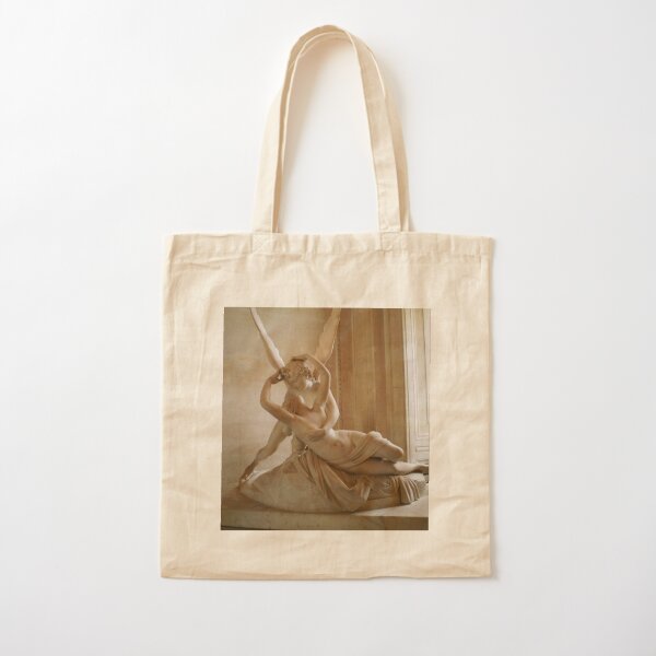Cupido y psique Bolsa de algodón