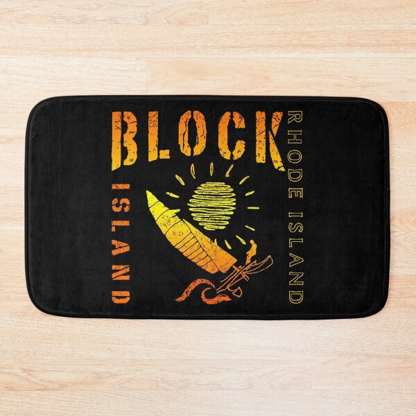 Item preview, Block Island, Rhode Island Sailing Catamaran Sailboat Beam Reach Orange Yellow RI designed and sold by ArtByBollwitt.