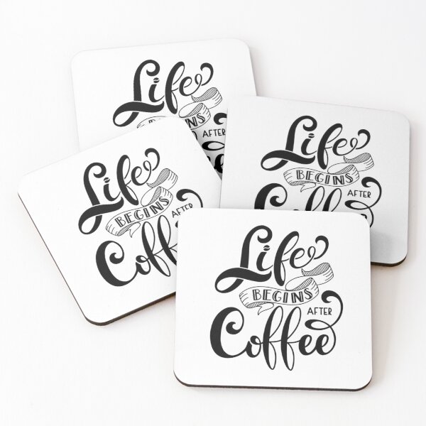 Item preview, Life Begins After Coffee designed and sold by Duo Knack.