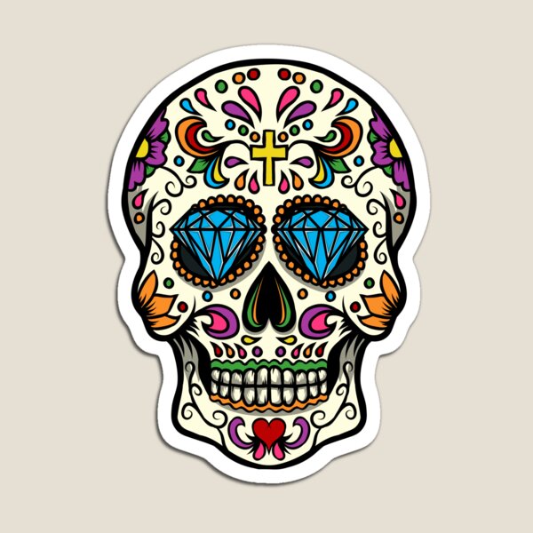 Mexican Skull Magnet