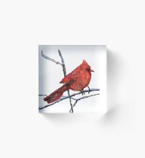 Redbird Acrylic Block