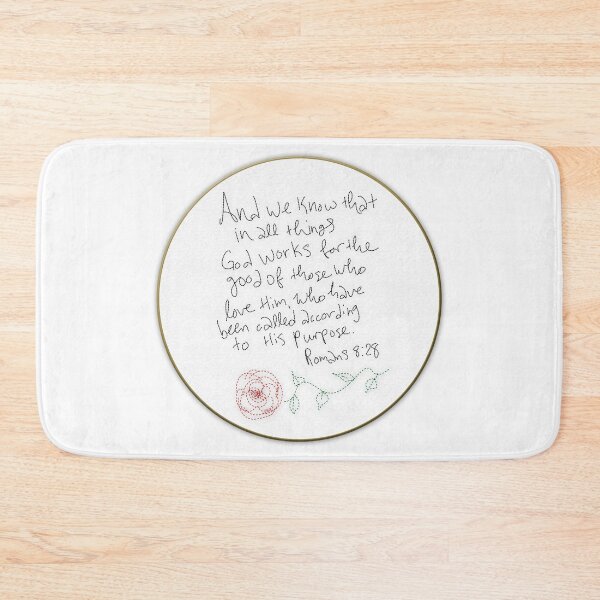 Item preview, Romans 8:28 - embroidery hoop designed and sold by ChandlerLasch.
