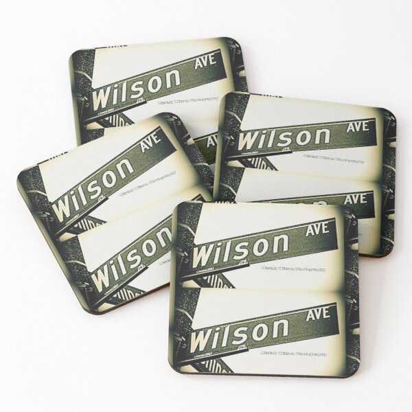 Item preview, Wilson Avenue (Official), Pasadena, California by Mistah Wilson designed and sold by The Street Sign Store.