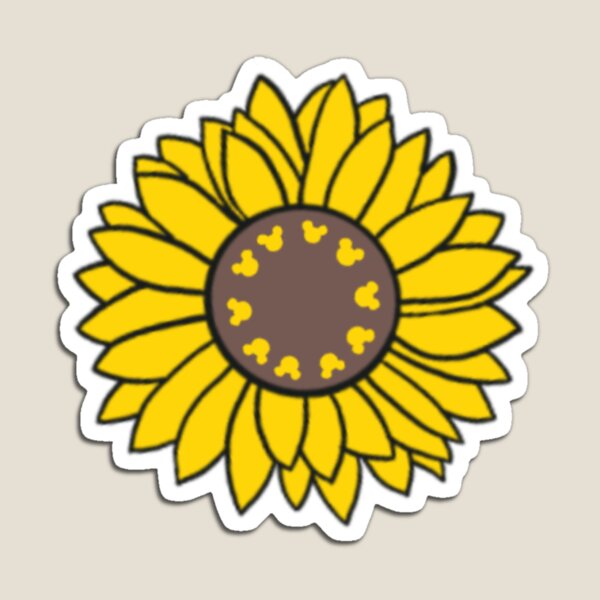 Vista previa del artículo con la obra «Girasol Mágico», diseñado y vendido por ConfettiDarling.