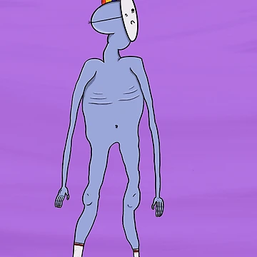 Artwork thumbnail, Alien Sad Boi  by ReeceWD