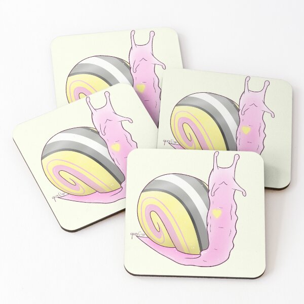 Item preview, Queerplatonic Pride Snail designed and sold by Qur0w.
