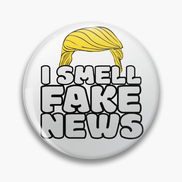 Item preview, "I Smell Fake News" Funny Donald Trump Media Protest designed and sold by Forbidden Merch.