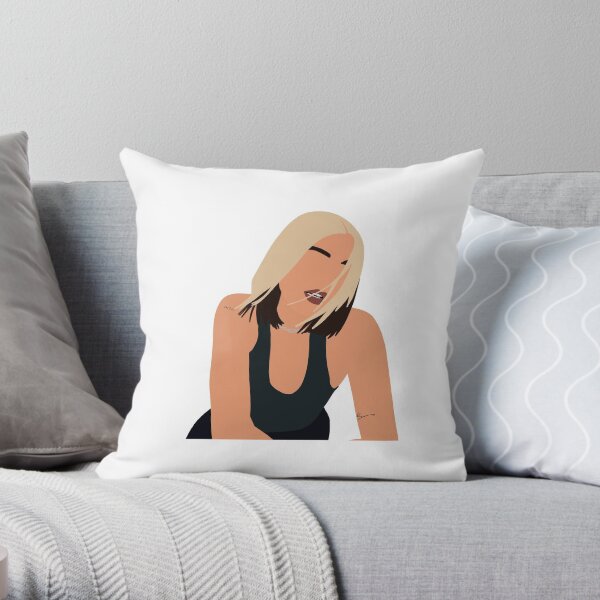 Dua Lipa Throw Pillow