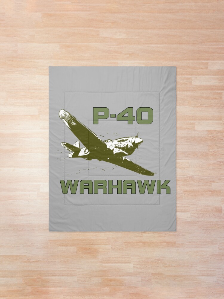 Alternate view of P-40 Warhawk Comforter
