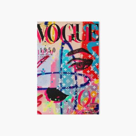 Vogue Cover Art Board Print