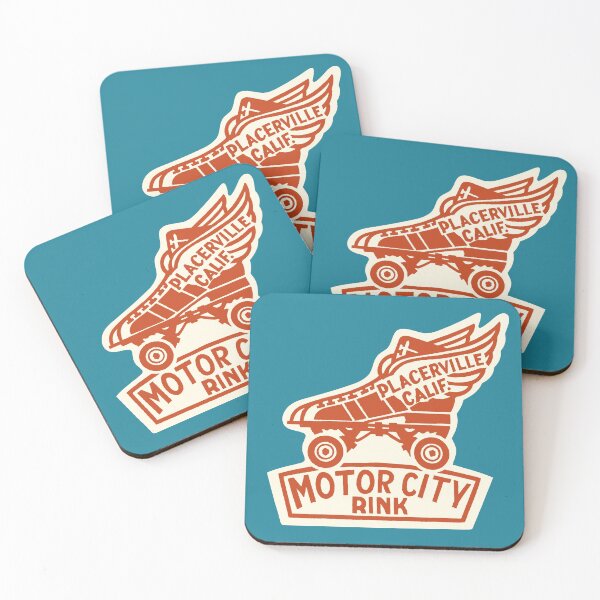 Motor City Rink Coasters (Set of 4)