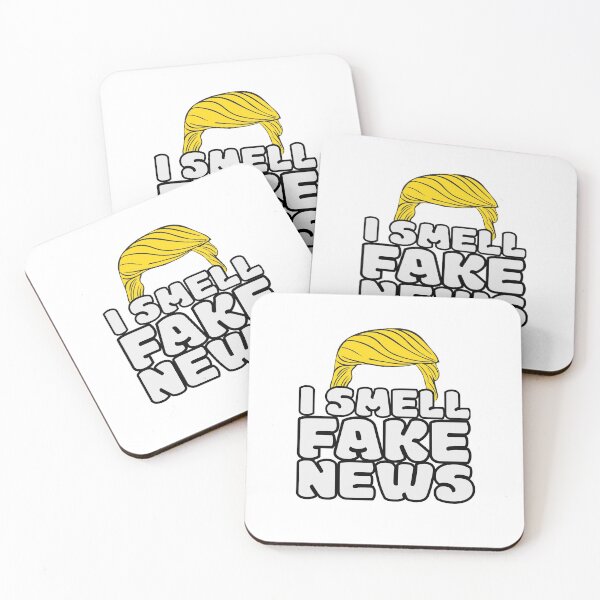 Item preview, "I Smell Fake News" Funny Donald Trump Media Protest designed and sold by Forbidden Merch.