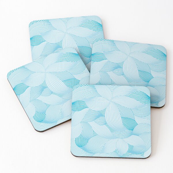 Item preview, Abstract light blue flowing waves. designed and sold by Skaska.