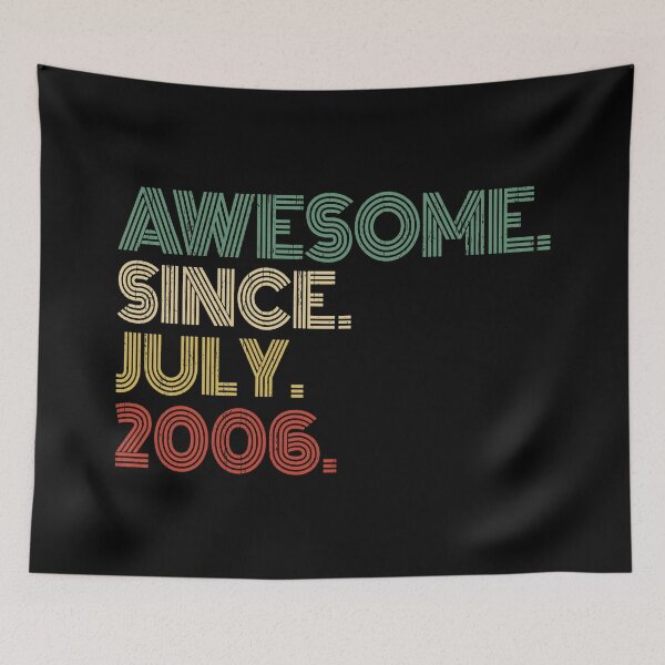 Item preview, Awesome Since July 2006 14th Birthday Gift 14 Years Old Vintage July 2006 designed and sold by nana1099.