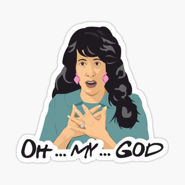 Janice Oh My God Sticker By Danieltmann Redbubble