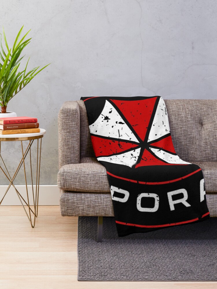 Alternate view of Umbrella Corporation Throw Blanket