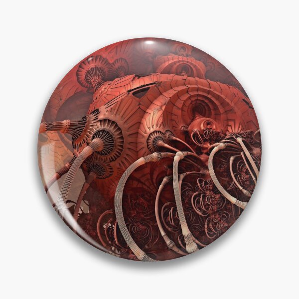 Item preview, Asimov One - Red 3D Sci-fi Fractal Scene Alien  designed and sold by Pam Blackstone.