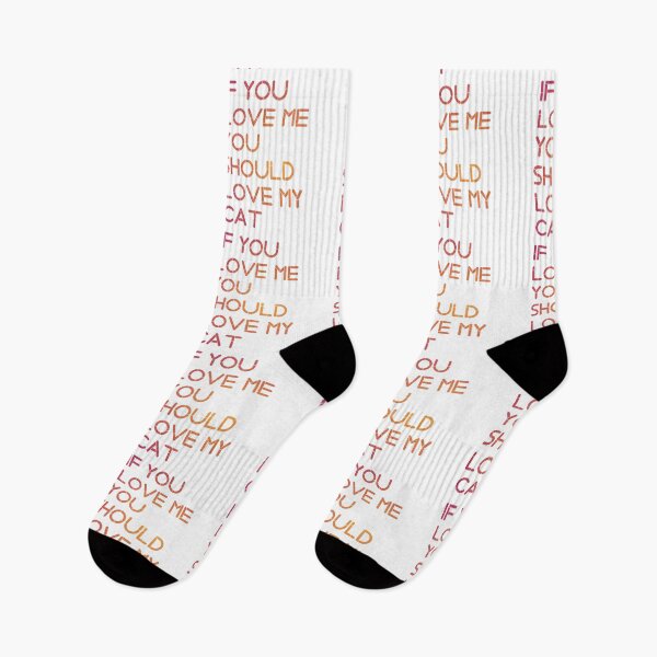 Item preview, IF YOU LOVE ME YOU SHOULD LOVE MY CAT. designed and sold by Sihamedtaha.