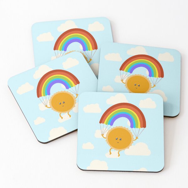 Item preview, Parachuting Sun designed and sold by Tilly Scribbles.