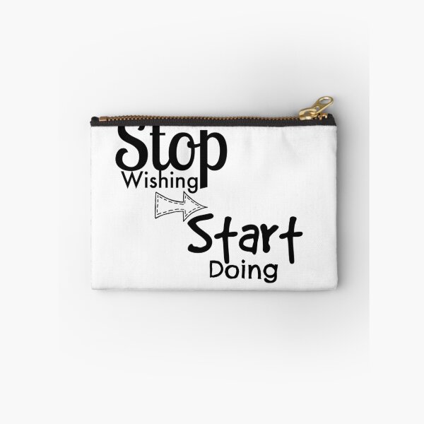 Item preview, Stop Wishing Start Doing - Typographic Design designed and sold by avalonmedia.