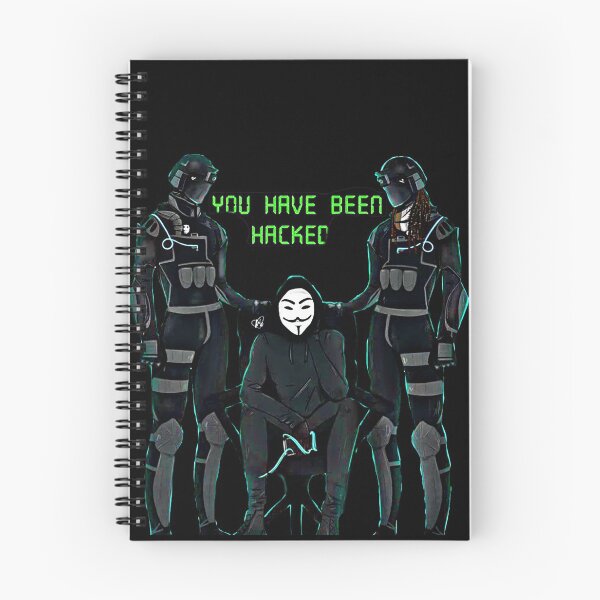 Artikelvorschau, Du wurdest gehackt - Anonym entworfen und verkauft von SH-aestheticart.