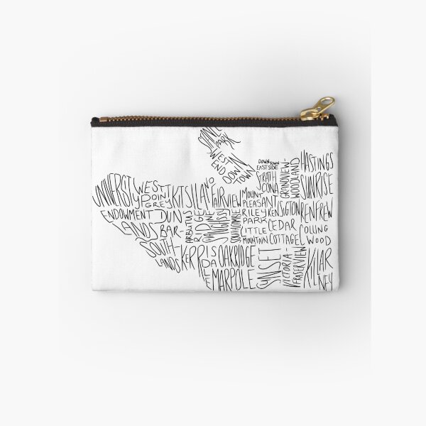 Item preview, Vancouver neighbourhood map designed and sold by Stephanie Roberts.