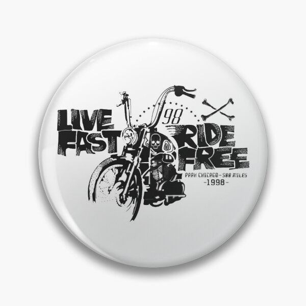 Item preview, live fast ride free motorcycle designed and sold by Tijn-W-B.