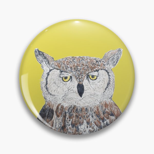 Item preview, The Complacent Owl designed and sold by ArtChildGalore.