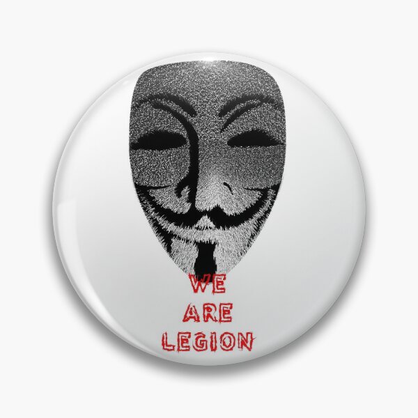 Item preview, Anonymous We are Legion  designed and sold by Glitch Forge.