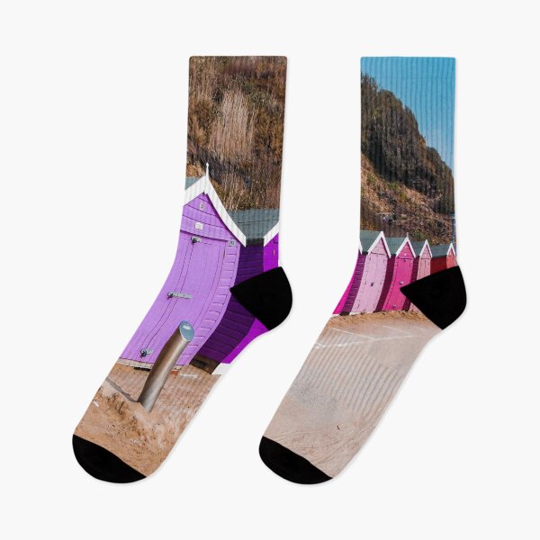 Item preview, Purple Beach Huts designed and sold by ChloePorter17.