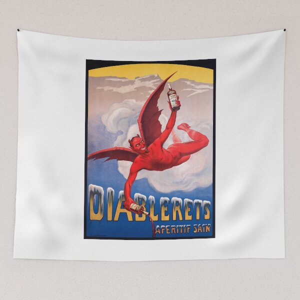 Item preview, 1928 Diablerets Aperitif Sain Swiss Advertising Poster designed and sold by retrographics.