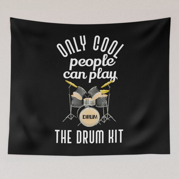 Item preview, Only Cool People Can Play The Drum Kit (2) designed and sold by Sutra-Lotus-Co.