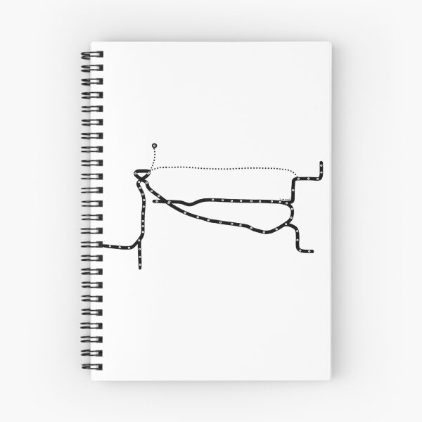 Item preview, SkyTrain transit Vancouver map designed and sold by Stephanie Roberts.