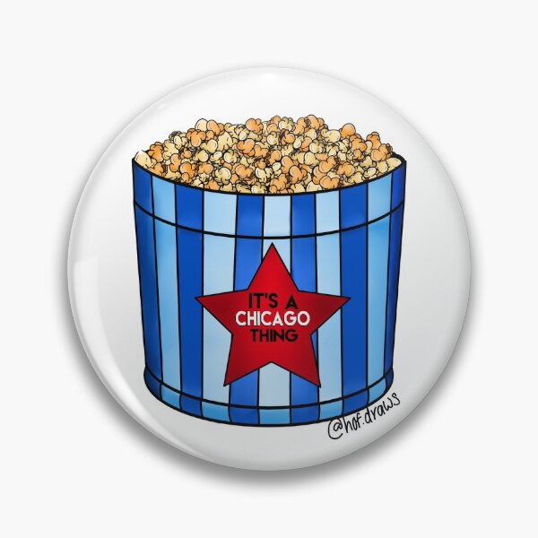 Item preview, Chicago Mix Popcorn Sticker designed and sold by hofdraws.