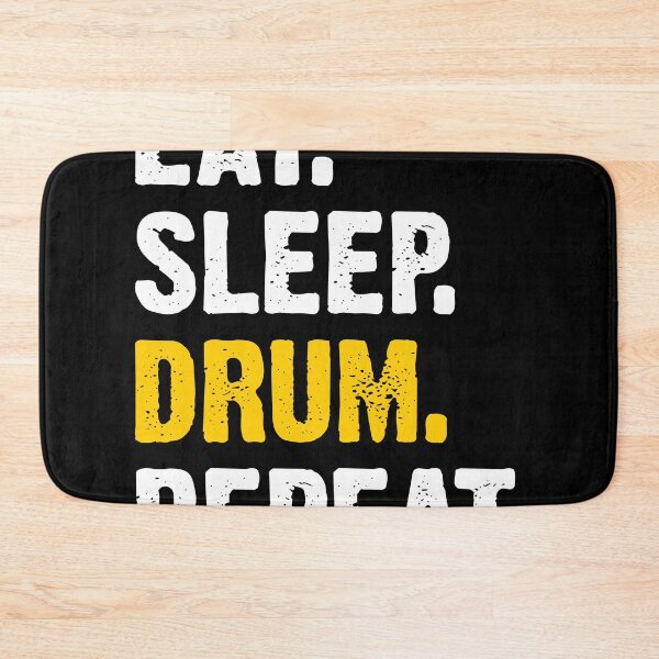 Item preview, Eat Sleep Drum Repeat 2 designed and sold by Sutra-Lotus-Co.