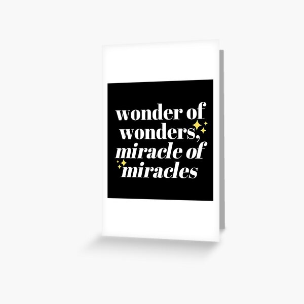 Item preview, Wonder of Wonders miracle of miracles Fiddler on the roof inspired designed and sold by Wemakeshirts.