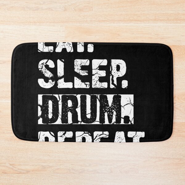 Item preview, Eat Sleep Drum Repeat Distressed designed and sold by Sutra-Lotus-Co.