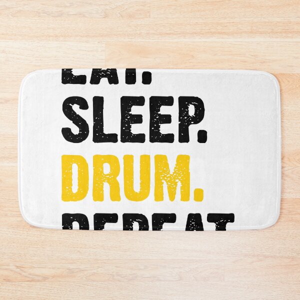 Item preview, Eat Sleep Drum Repeat designed and sold by Sutra-Lotus-Co.