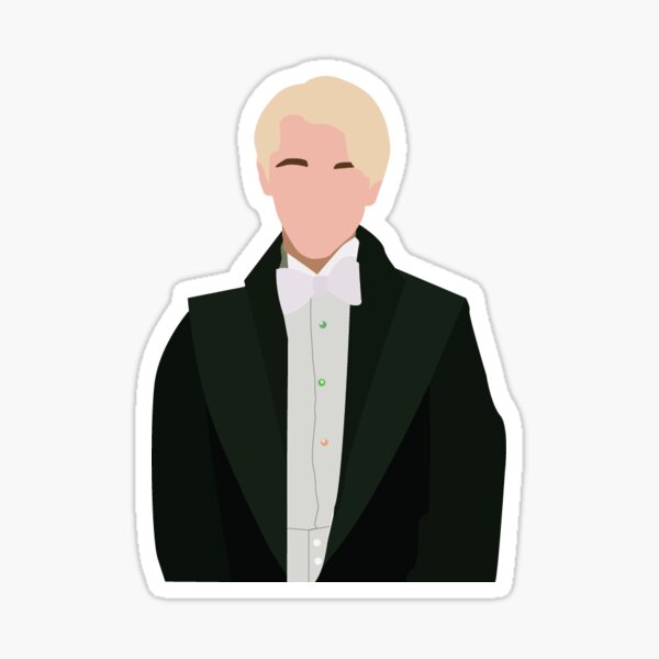 yule ball draco malfoy Sticker