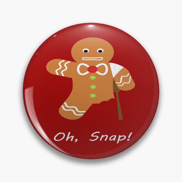 Item preview, Oh, Snap Funny Gingerbread Man designed and sold by treasures83.