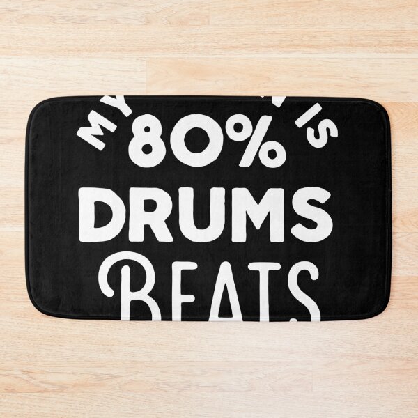 Item preview, My Brain is 80% Drums Beats (3) designed and sold by Sutra-Lotus-Co.