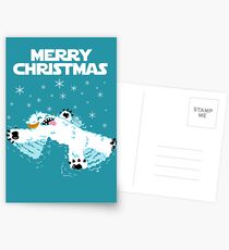 Wampa snow angel christmas card Postcards