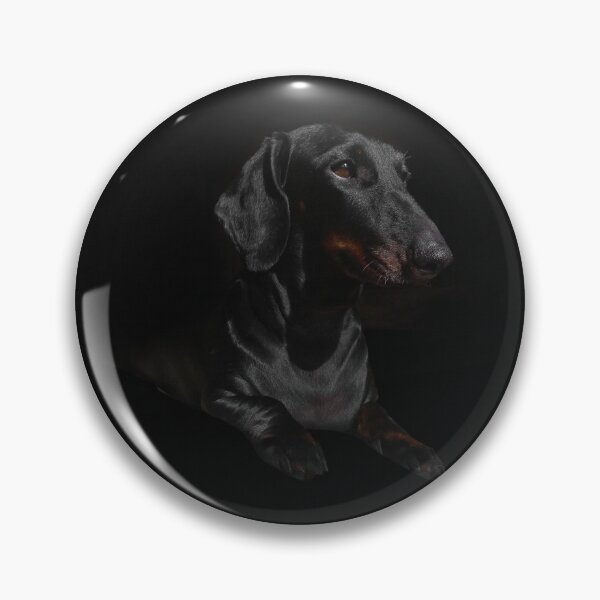 Item preview, BLACK DACHSHUND ON BLACK designed and sold by Val Goretsky.