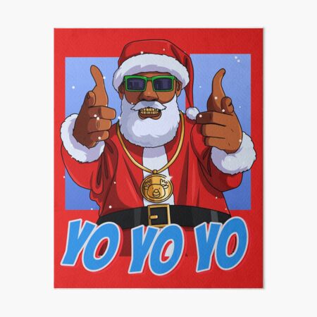 Item preview, Hip hop Black Santa Claus Christmas designed and sold by Nosek1ng.