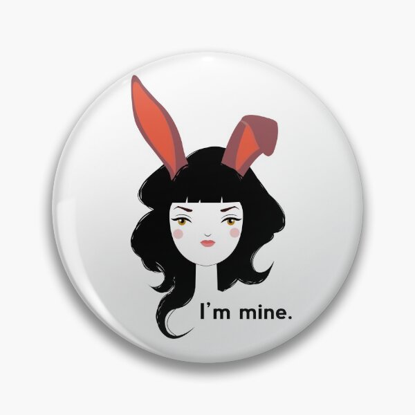 Item preview, Bunny Girl - I'm Mine - Feminist Style designed and sold by wearandpaper.