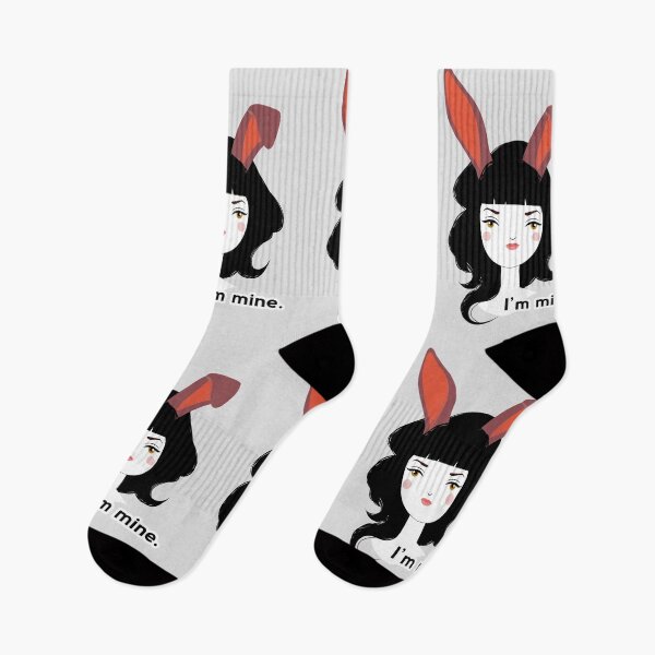 Item preview, Bunny Girl - I'm Mine - Feminist Style designed and sold by wearandpaper.