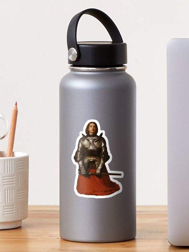 Thumbnail 1 of 3, Sticker, Millais's "Joan of Arc" designed and sold by laurens-doodles.