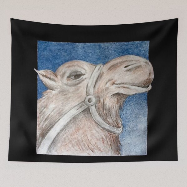 Item preview, Camel Color Pencil illustration designed and sold by Shininglight14.
